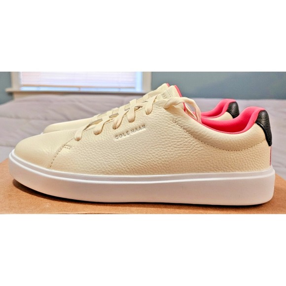 Cole Haan Shoes - Cole Haan® (Women's 8.5 B) Grand Crosscourt™ Traveler Sneakers in‎ Ivory/Magenta